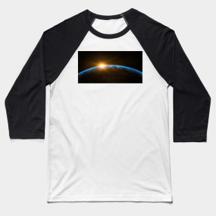 Sunrise Space Outer Baseball T-Shirt